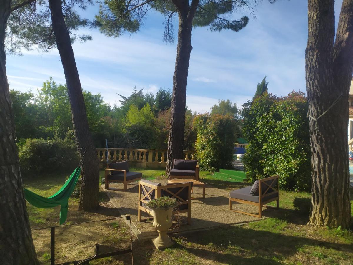 Villa Les Palmiers - Aux Portes D'Ales Saint Julien Les Rosiers Bagian luar foto